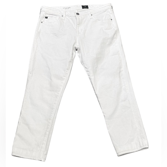 AG Adriano Goldschmied The Prima Cigarette Ankle Jeans | White | Size 30 - Picture 2 of 5